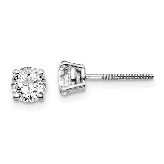 14k VS2 1.00ctw Diamond Stud Earrings - Seattle Gold Grillz