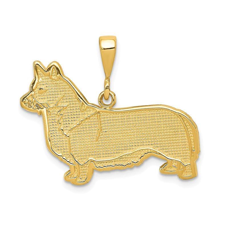 14k Welsh Corgi Pendant - Seattle Gold Grillz