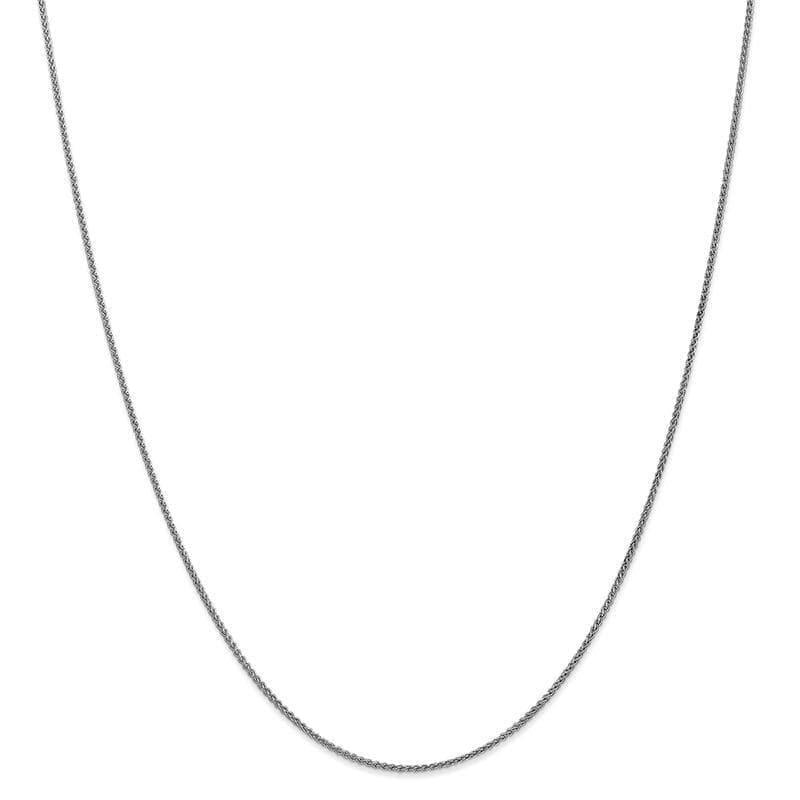 14k White Gold 1.25mm Solid Polished Spiga Chain - Seattle Gold Grillz