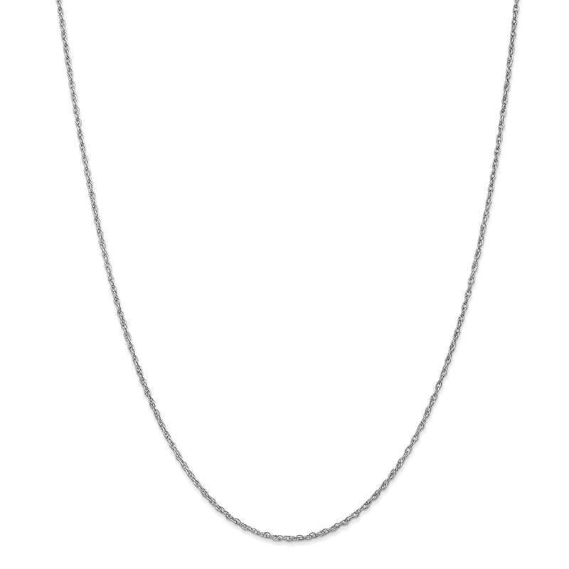 14k White Gold 1.3mm Heavy-Baby Rope Chain - Seattle Gold Grillz