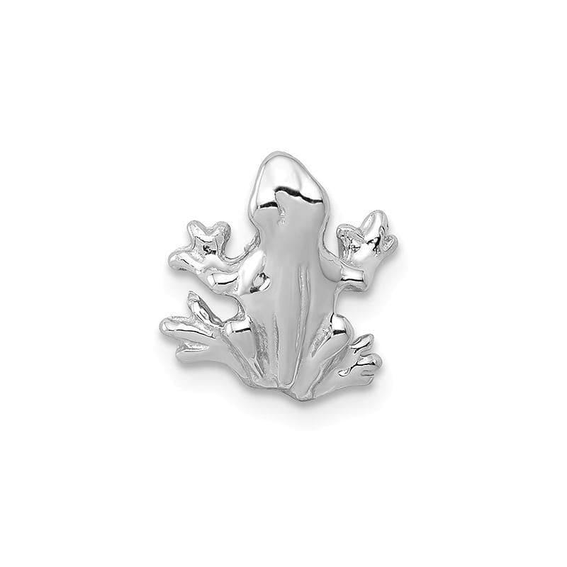 14k White Gold 3-D Frog Charm - Seattle Gold Grillz