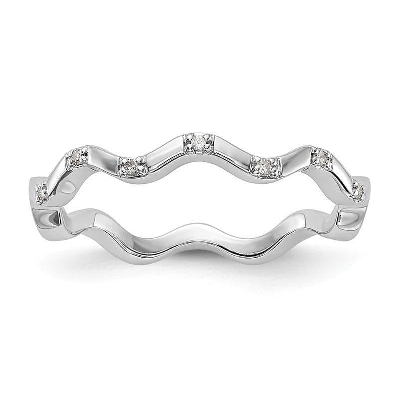 14K White Gold Band Mounting - Seattle Gold Grillz