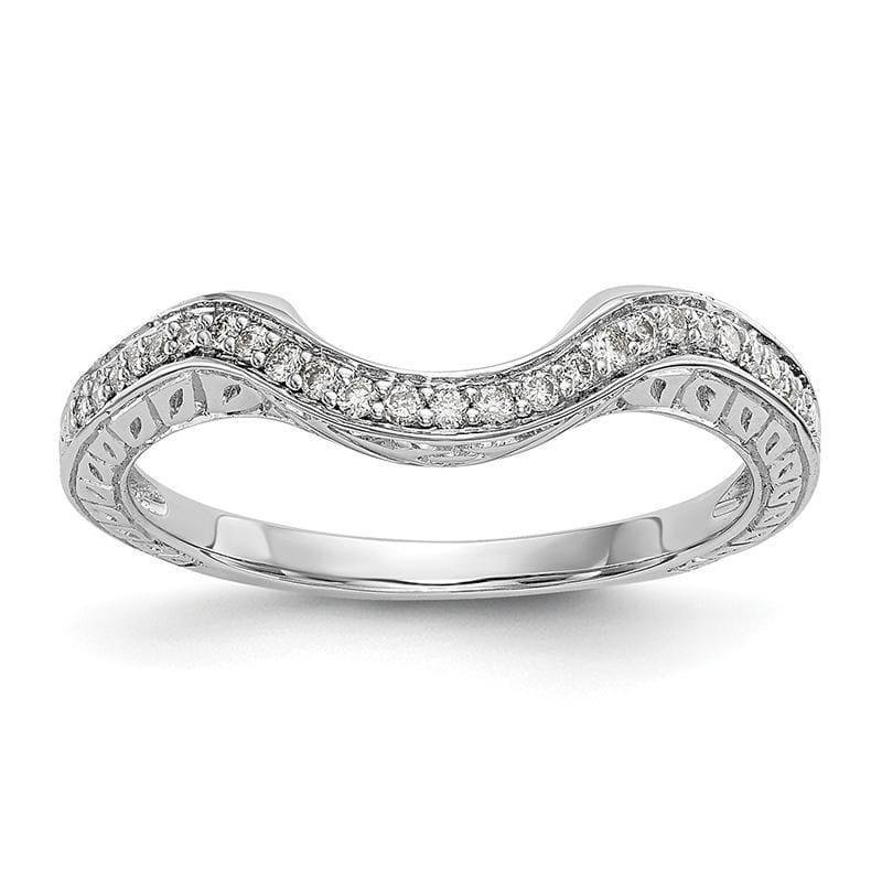 14K White Gold Band Mounting - Seattle Gold Grillz