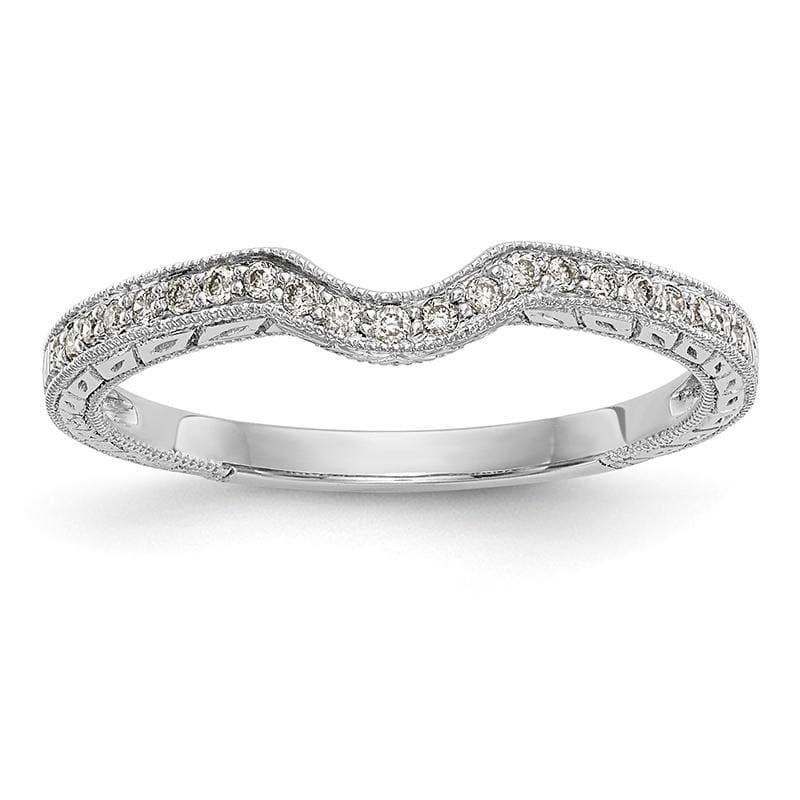 14K White Gold Band Mounting - Seattle Gold Grillz