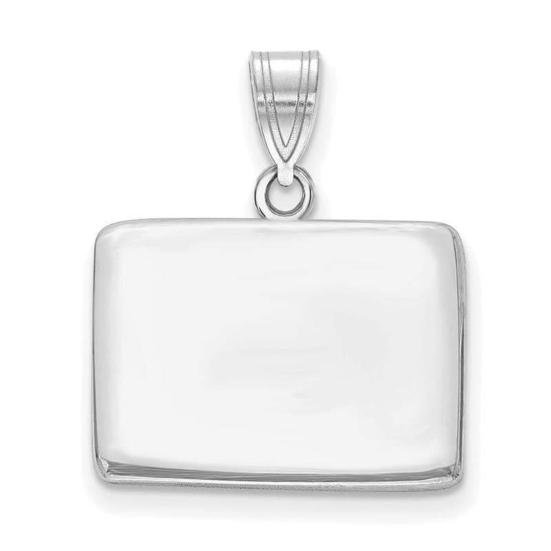 14k White Gold CO State Pendant Bail Only - Seattle Gold Grillz
