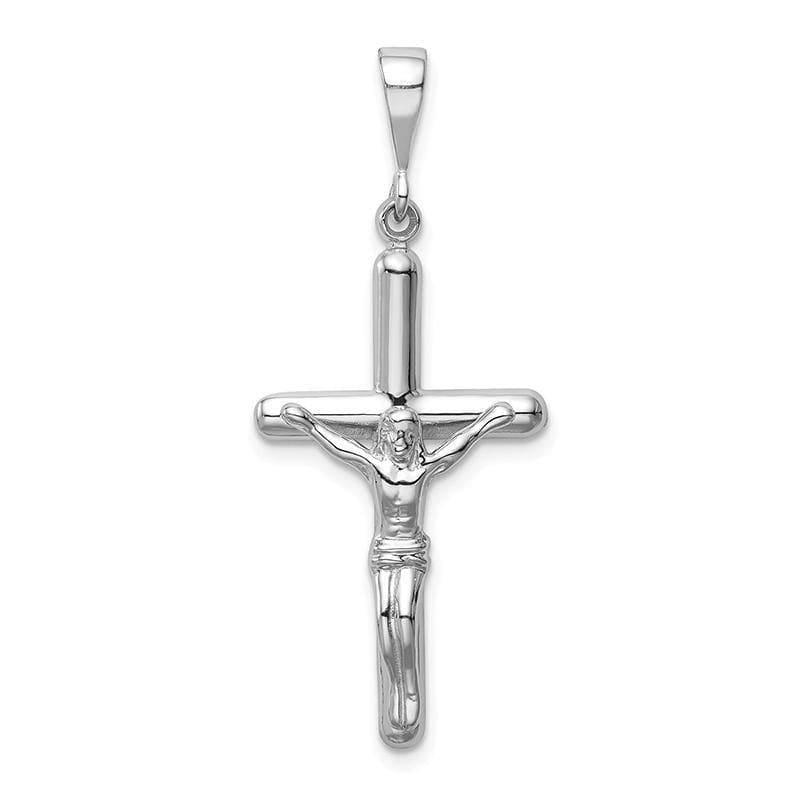 14k White Gold Crucifix Pendant - Seattle Gold Grillz