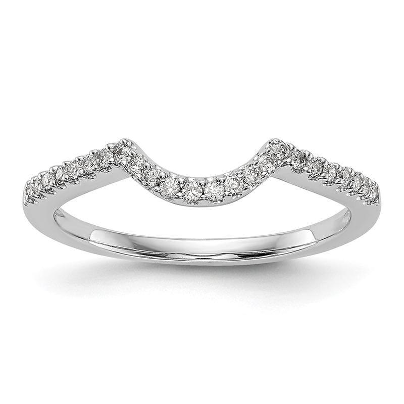 14K White Gold Diamond Band - Seattle Gold Grillz