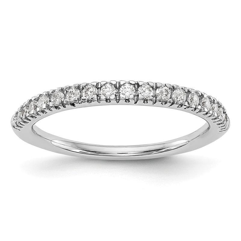 14K White Gold Diamond Band - Seattle Gold Grillz