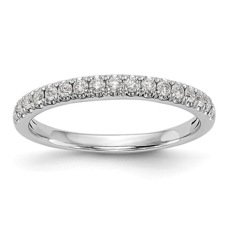 14K White Gold Diamond Band - Seattle Gold Grillz