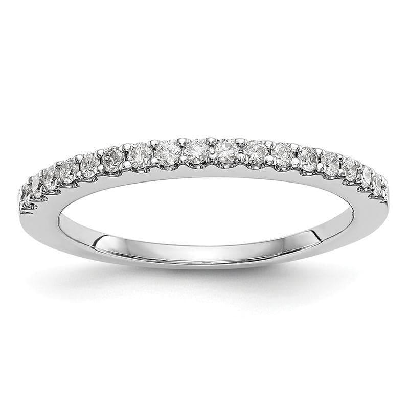 14K White Gold Diamond Band - Seattle Gold Grillz