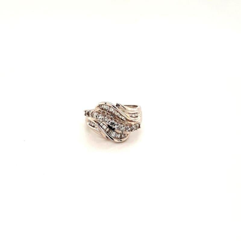 14k White Gold Diamond Ring - Seattle Gold Grillz