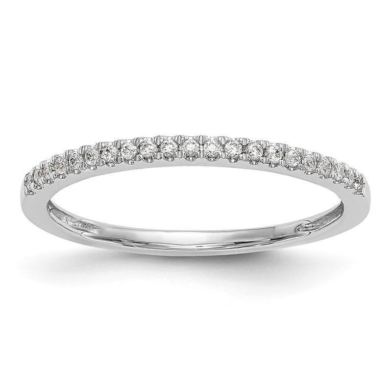 14K White Gold Diamond Wedding Band - Seattle Gold Grillz