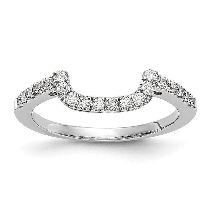 14K White Gold Diamond Wedding Band - Seattle Gold Grillz