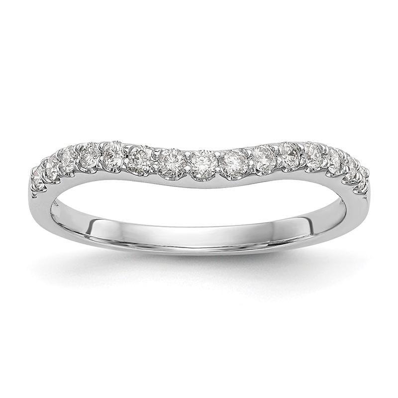 14K White Gold Diamond Wedding Band - Seattle Gold Grillz