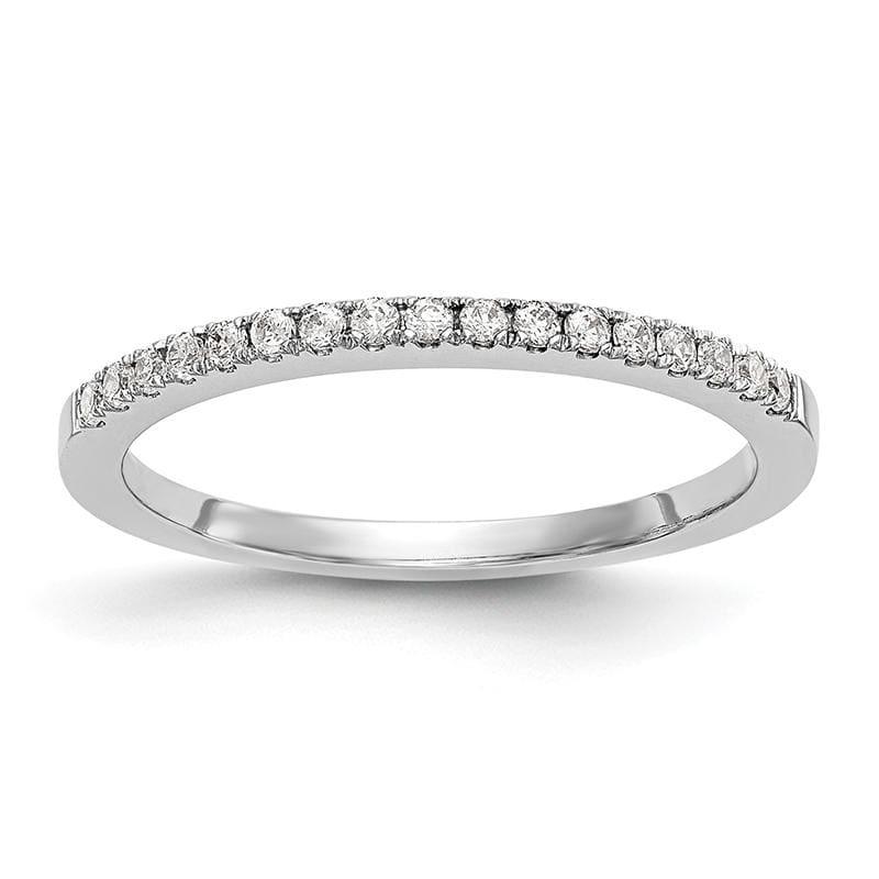 14K White Gold Diamond Wedding Band - Seattle Gold Grillz