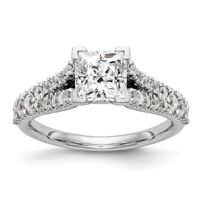 14k White Gold Engagement Ring by True Origin. 0.51ct Peg Set Lab Grown VS-SI Colorless Diamond - Seattle Gold Grillz