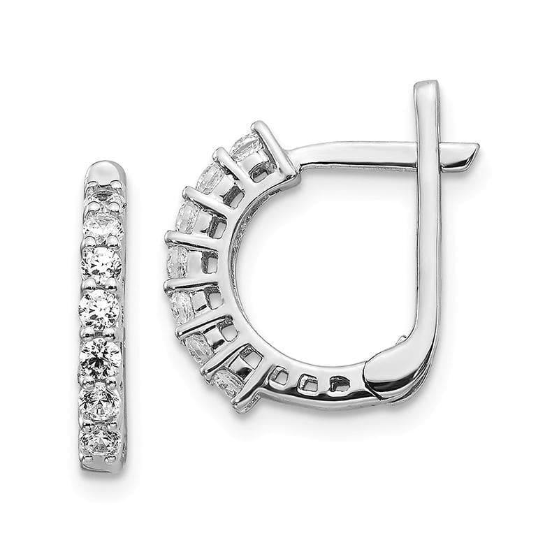 14k White Gold Fancy Diamond Earrings. 0.40ctw - Seattle Gold Grillz