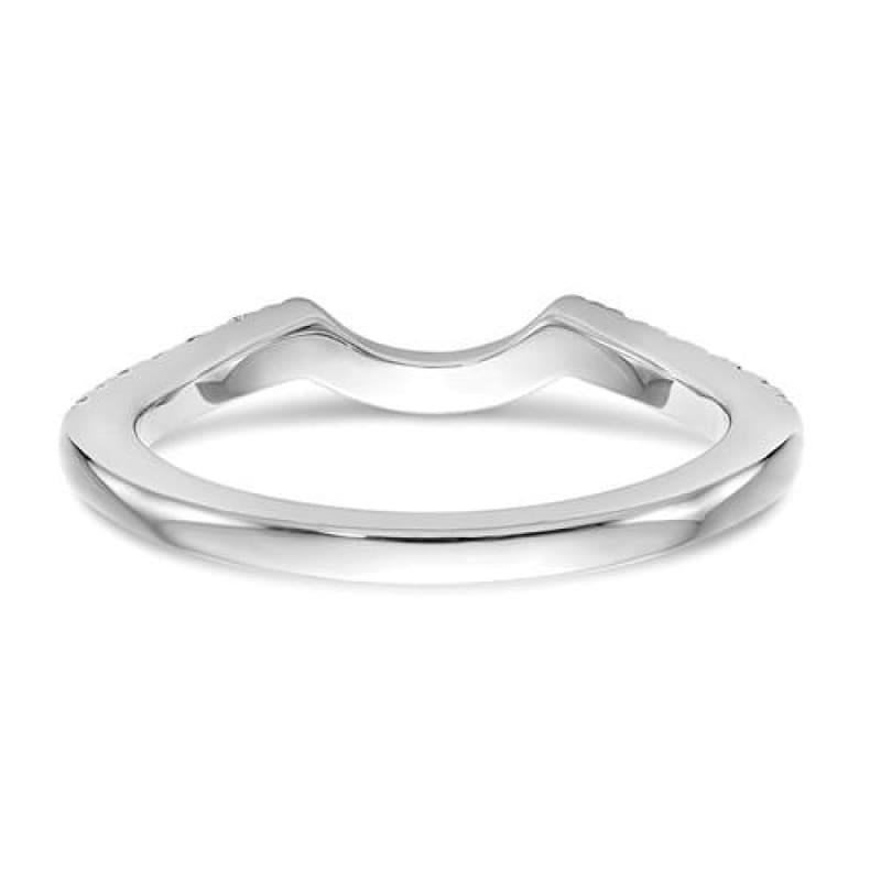 14k White Gold Lab Grown Diamond Wedding Band by True Origin - Seattle Gold Grillz