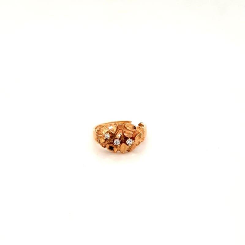 14k Yellow Gold Women's Engagement Ring - Seattle Gold Grillz