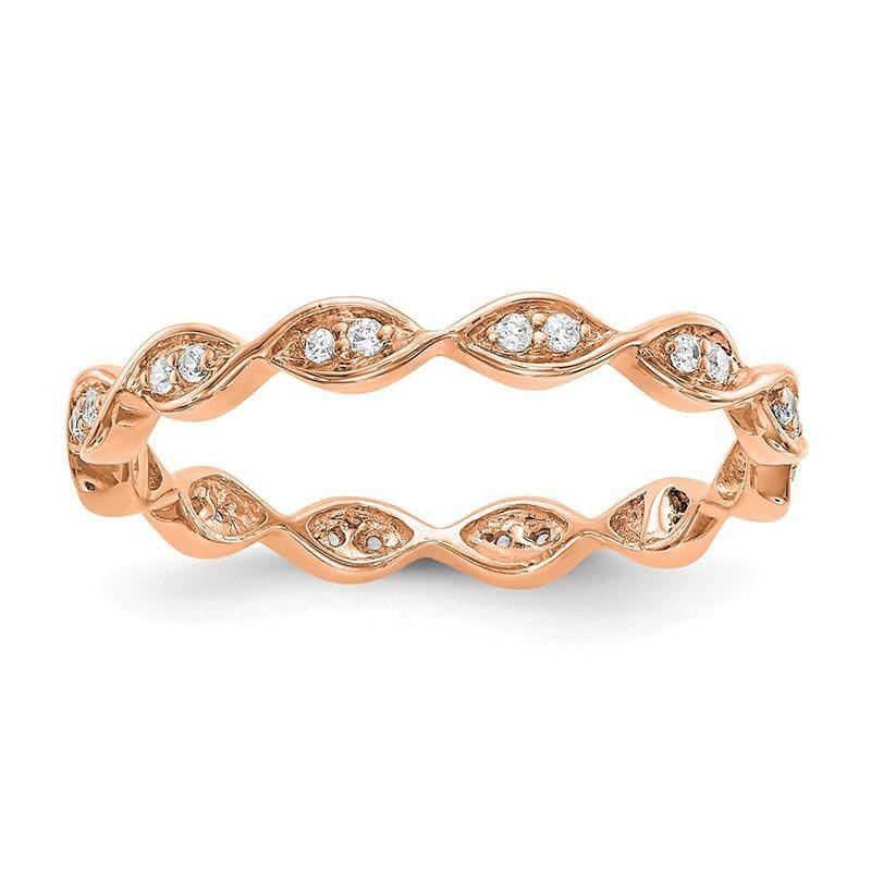 14KR SI2-I1( H-I) 16 Round = 1-2CT Vintage Pave Marquise Eternity Band - Seattle Gold Grillz