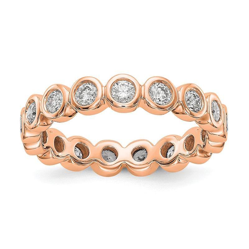 14KR SI2-I1( H-I) 17 Round =1CT Bezel Set Eternity Band - Seattle Gold Grillz