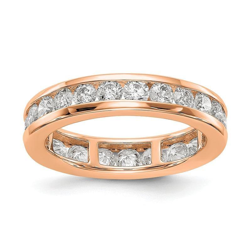 14KR SI2-I1( H-I) 21 Round = 2CT Channel Set Eternity Band - Seattle Gold Grillz
