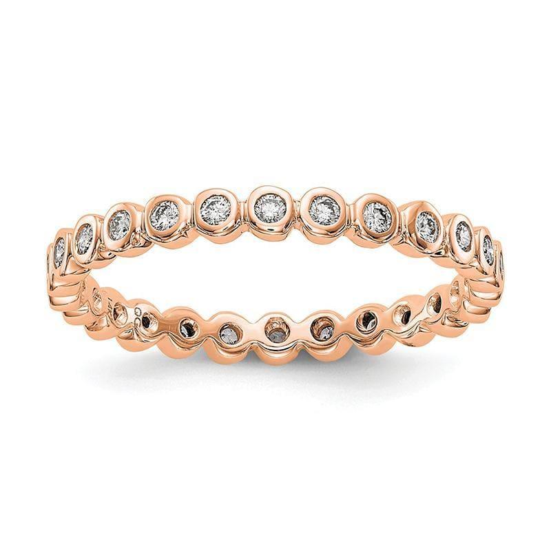 14KR SI2-I1( H-I) 26 Round =1-3CT Bezel Set Eternity Band - Seattle Gold Grillz