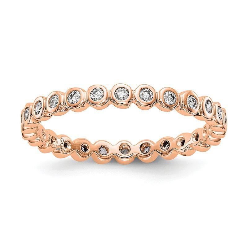 14KR SI2-I1( H-I) 26 Round =1-3CT Bezel Set Eternity Band - Seattle Gold Grillz
