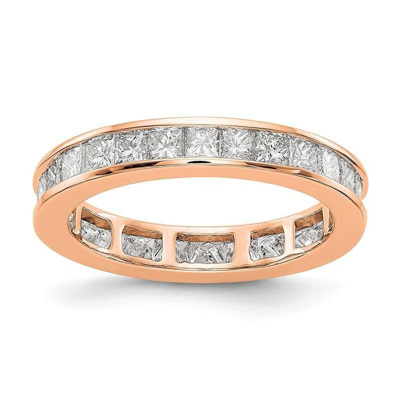 14KR SI2-I1( H-I) 28 Princess = 2CT Channel Set Eternity Band - Seattle Gold Grillz