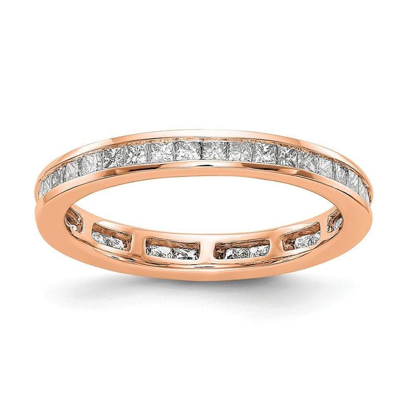 14KR SI2-I1( H-I) 36 Princess = 1CT Channel Set Eternity Band - Seattle Gold Grillz