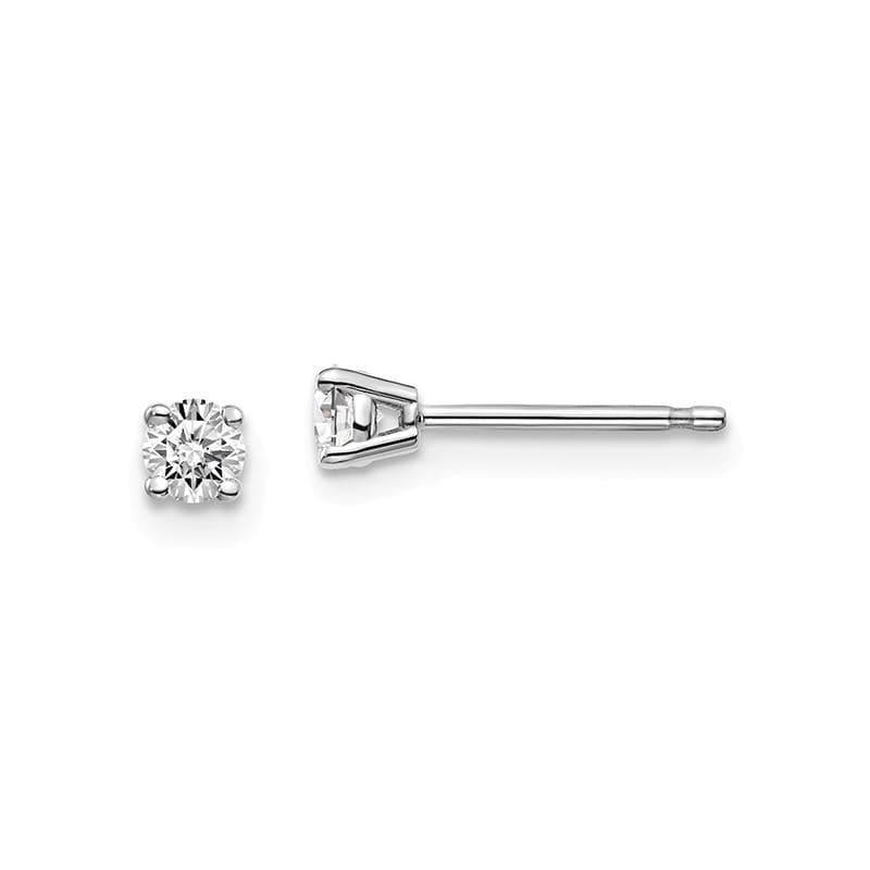 14kw .20ct I1 J-K Diamond Stud Push-on Post Earrings - Seattle Gold Grillz