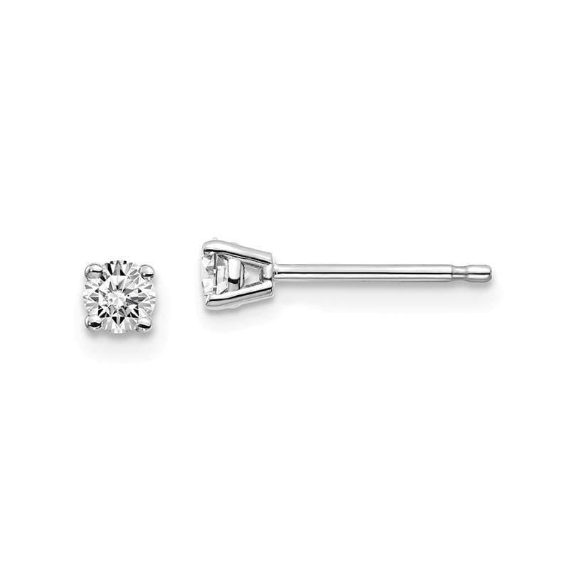14kw .25ct I1 J-K Diamond Stud Push-on Post Earrings - Seattle Gold Grillz