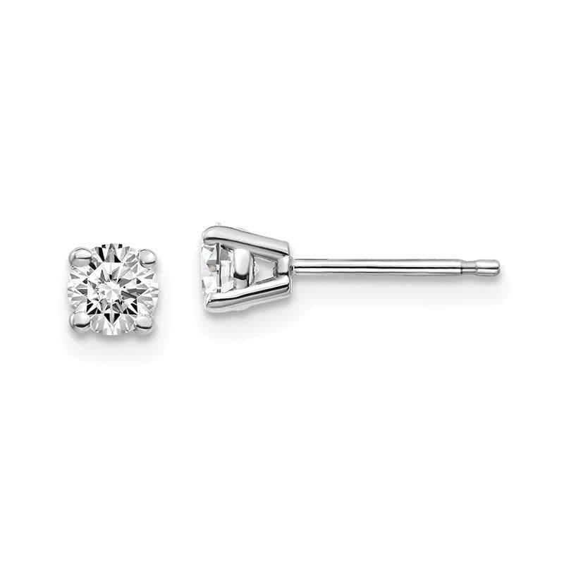 14kw .50ct I1 J-K Diamond Stud Push-on Post Earrings - Seattle Gold Grillz