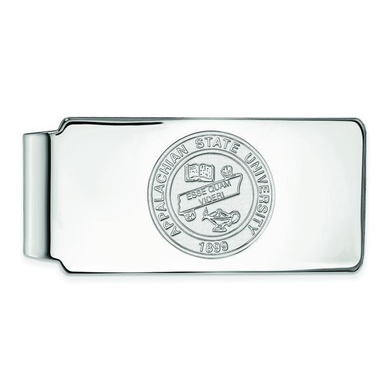 14kw LogoArt Appalachian State University Money Clip Crest - Seattle Gold Grillz