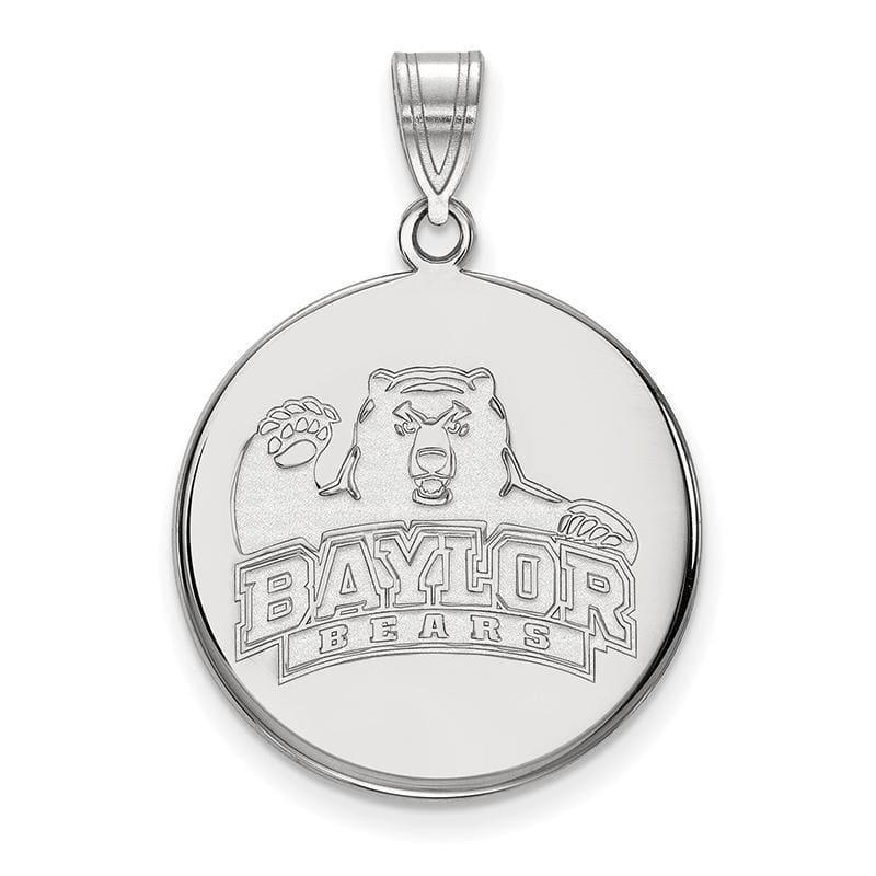 14kw LogoArt Baylor University Large Disc Pendant - Seattle Gold Grillz