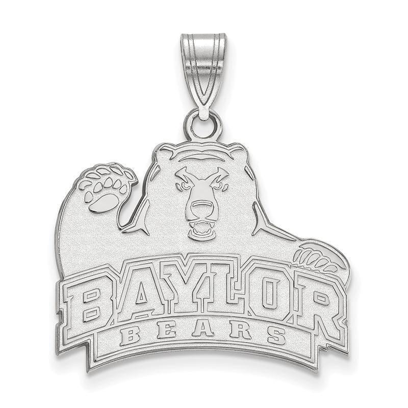 14kw LogoArt Baylor University Large Pendant - Seattle Gold Grillz