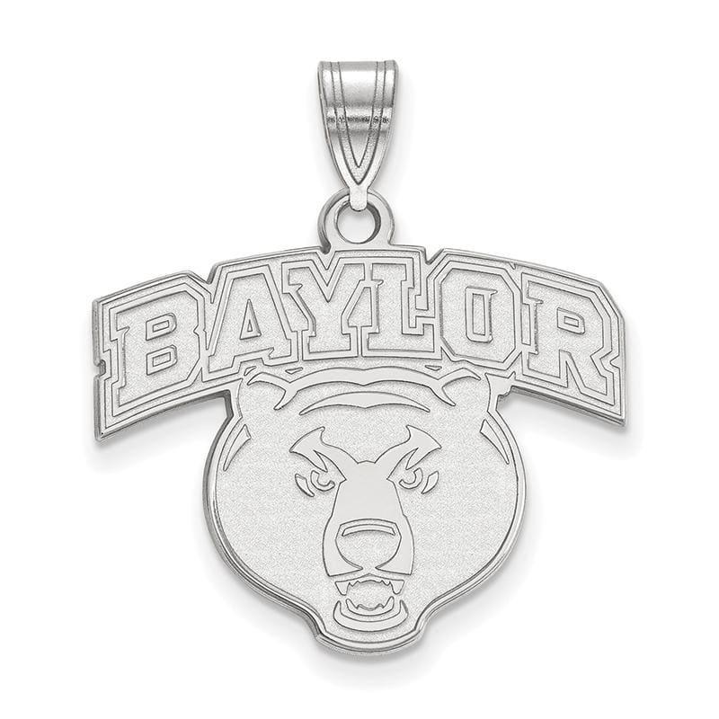 14kw LogoArt Baylor University Large Pendant - Seattle Gold Grillz