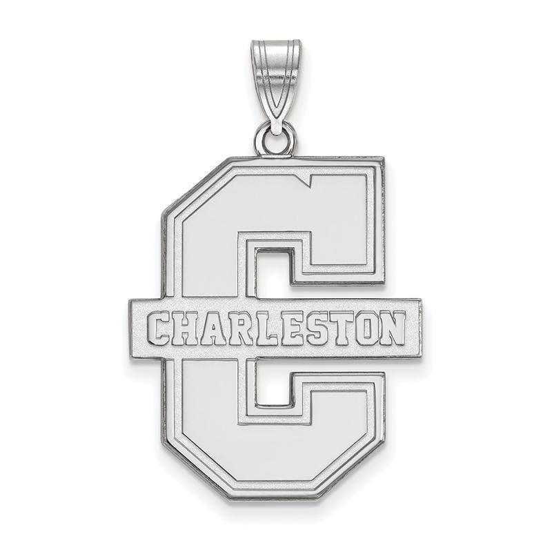 14kw LogoArt College of Charleston XL Pendant - Seattle Gold Grillz