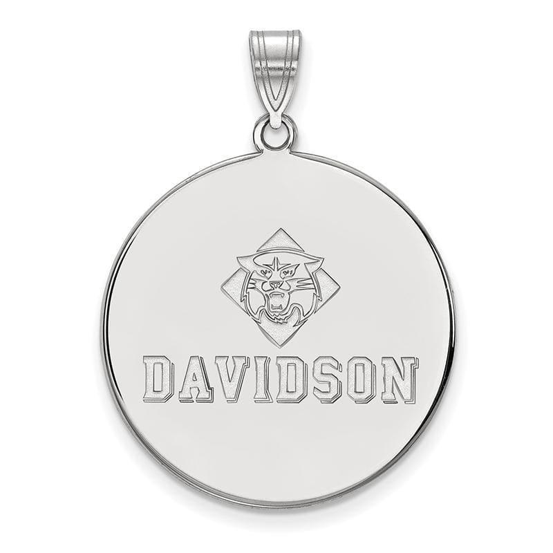 14kw LogoArt Davidson College XL Disc Pendant - Seattle Gold Grillz