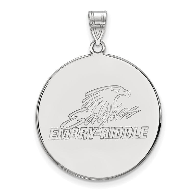 14kw LogoArt Embry-Riddle XL Disc Pendant - Seattle Gold Grillz