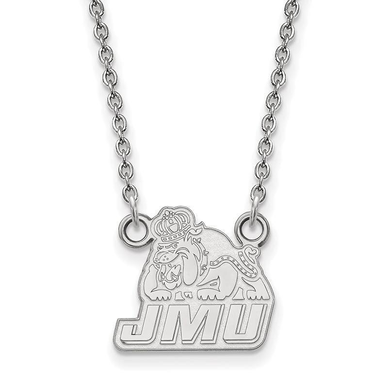 14kw LogoArt James Madison University Small Pendant w-Necklace - Seattle Gold Grillz