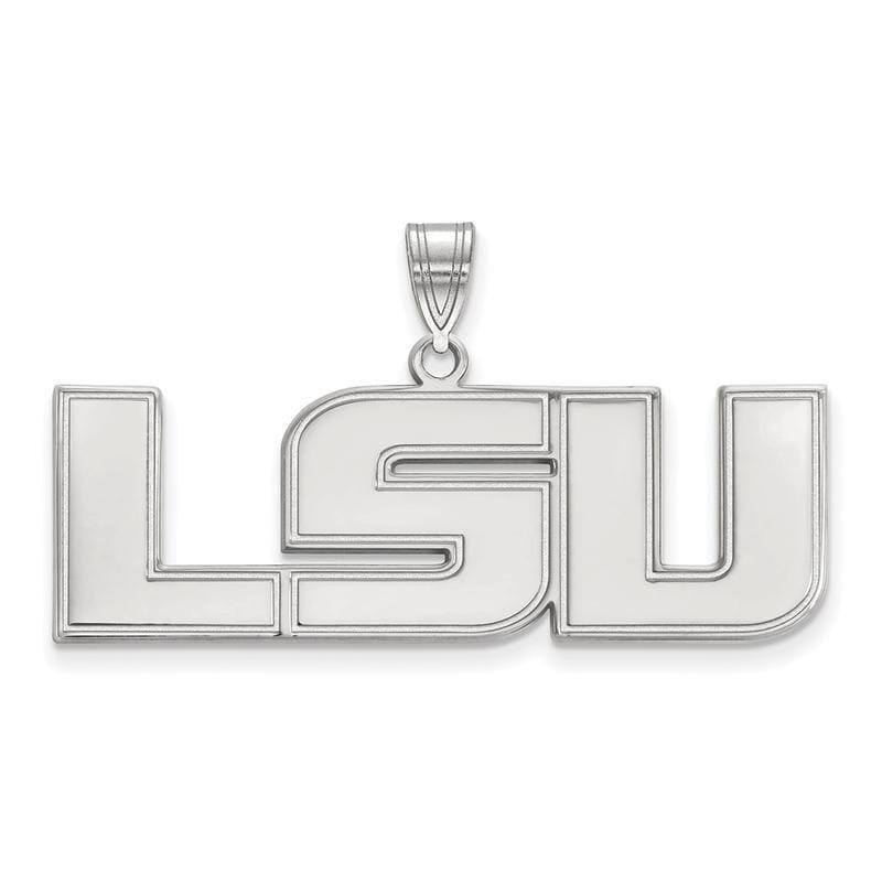 14kw LogoArt Louisiana State University Large Pendant - Seattle Gold Grillz