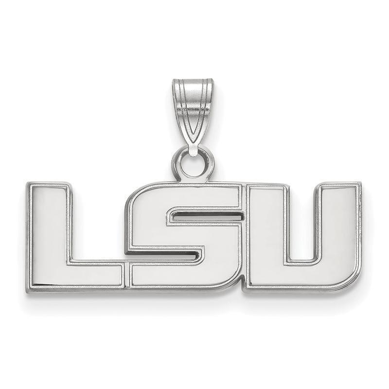 14kw LogoArt Louisiana State University Small Pendant - Seattle Gold Grillz