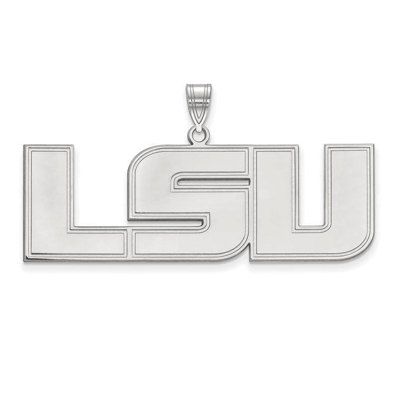 14kw LogoArt Louisiana State University XL Pendant - Seattle Gold Grillz