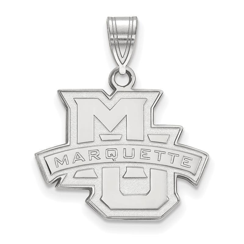 14kw LogoArt Marquette University Medium Pendant - Seattle Gold Grillz