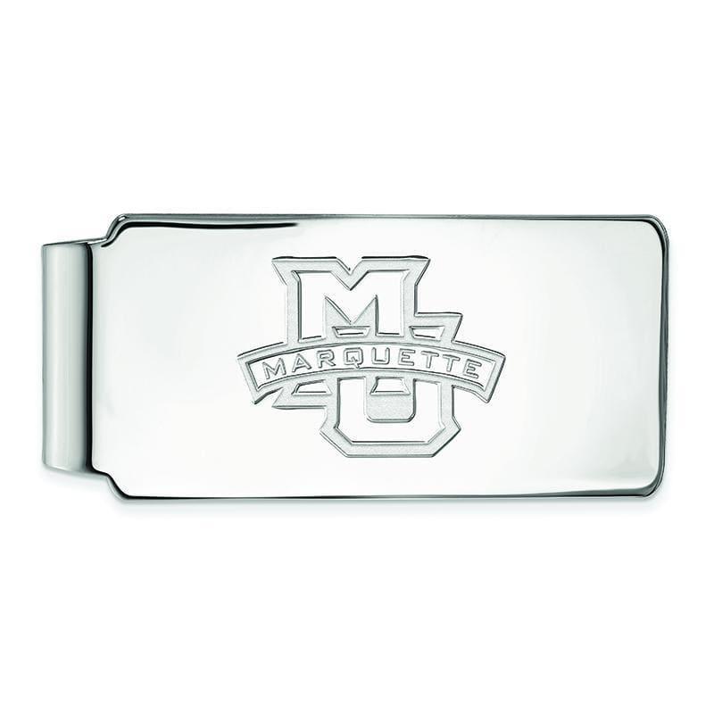14kw LogoArt Marquette University Money Clip - Seattle Gold Grillz