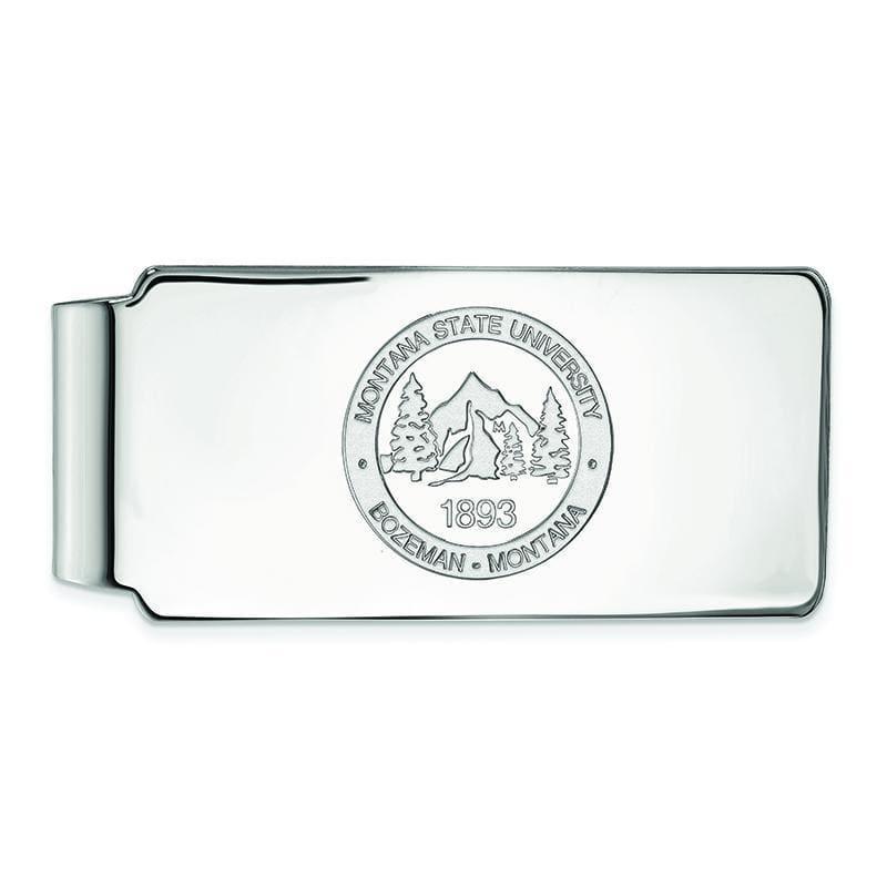 14kw LogoArt Montana State University Money Clip Crest - Seattle Gold Grillz