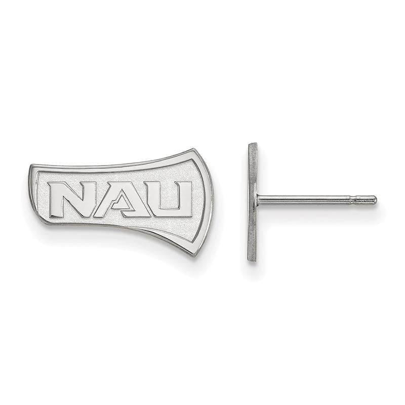 14kw LogoArt Northern Arizona University Small Post Earrings - Seattle Gold Grillz