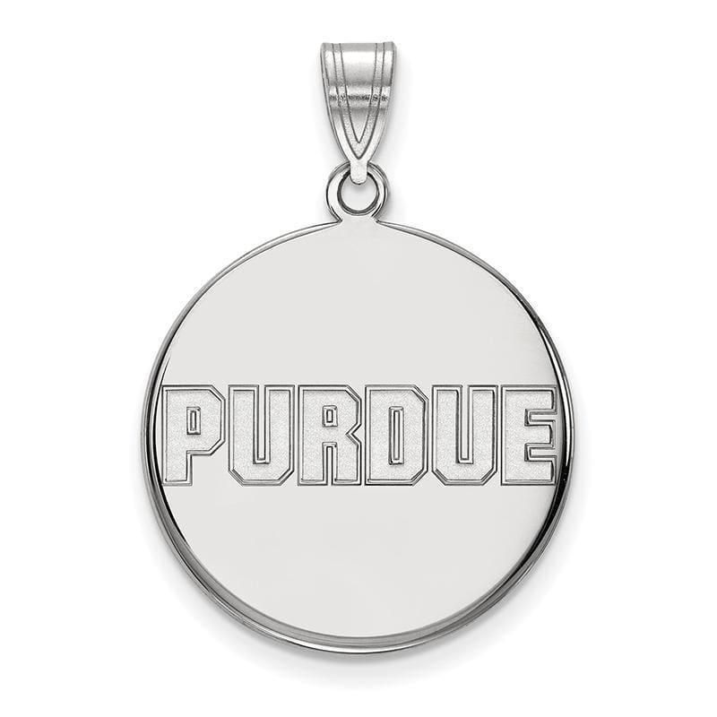 14kw LogoArt Purdue Large Disc Pendant - Seattle Gold Grillz