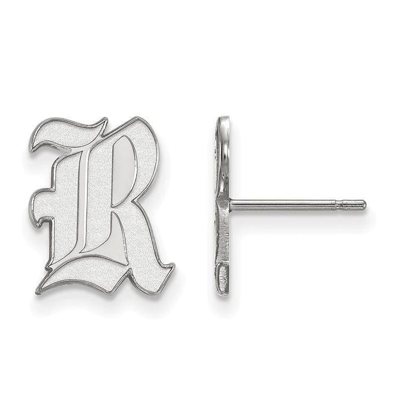 14kw LogoArt Rice University Small Post Earrings - Seattle Gold Grillz